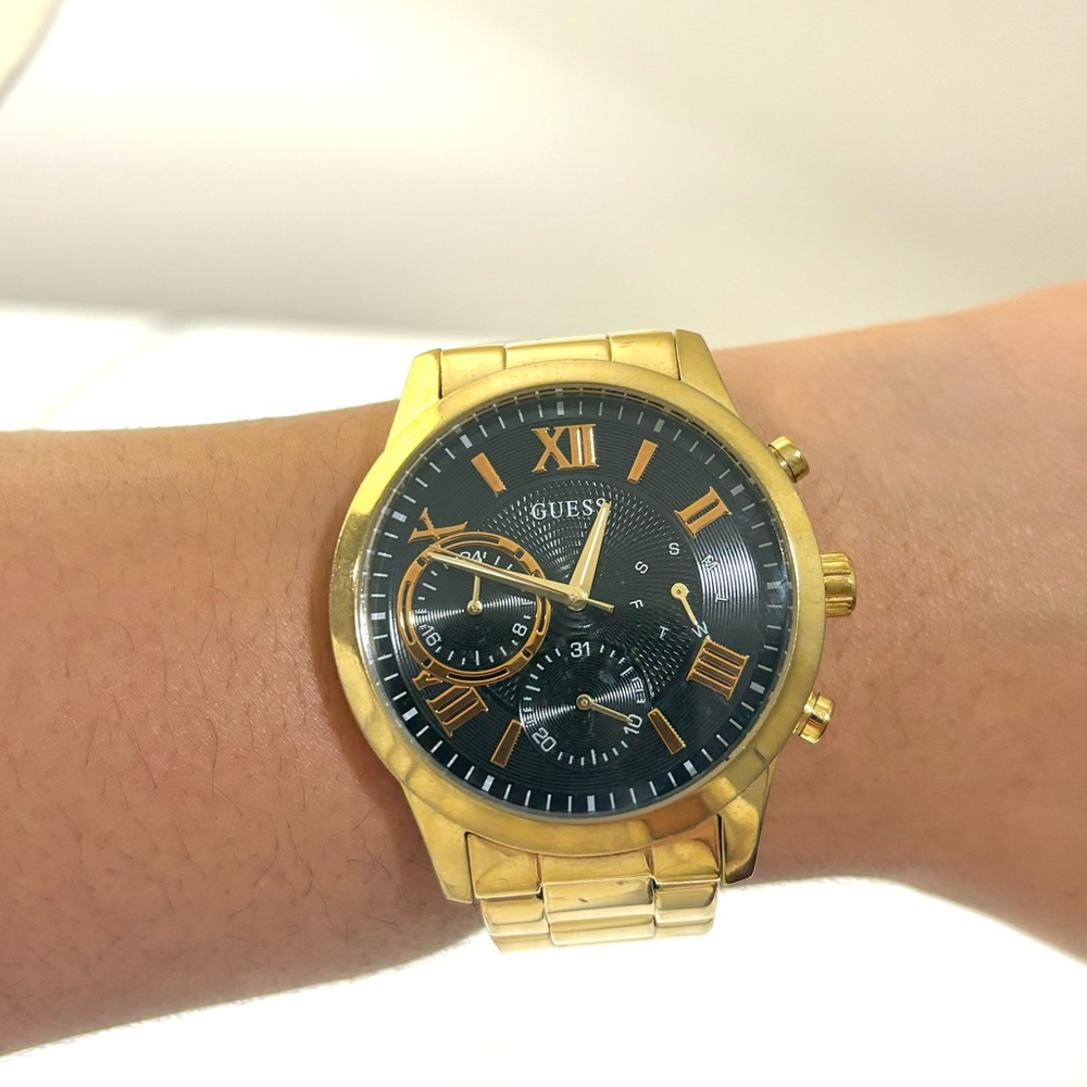 GUESS gold watch